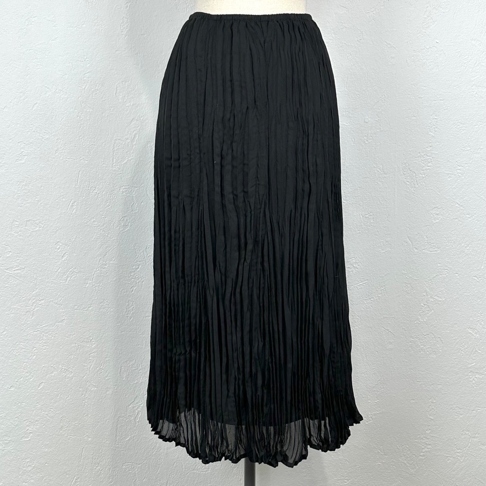 Whimsigoth Goth Witchy Maxi Skirt Sz XL Broomstick Boho Chic Western Black